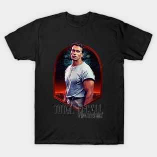 Arnold Schwarzenegger Total Recall Inspired Fan Art Design T-Shirt